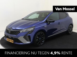 Renault Clio 1.6 E-Tech Full Hybrid 145 esprit Alpine | Pack City Premium | Pack Premium Sound BOSE | Apple Carplay/Android | cruise control adaptief met Stop&Go en stuurhulp | dodehoek detectie | electronic climate control | lederen interieurdelen | lederen/stof bekleding | LED koplampen | lichtmetalen velgen 17" | navigatiesysteem | rijstrooksensor met correctie |