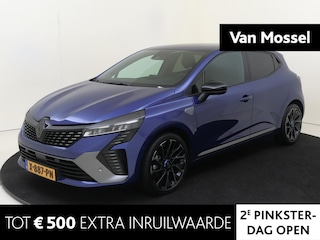 Renault Clio 1.6 E-Tech Full Hybrid 145 esprit Alpine | Pack City Premium | Pack Premium Sound BOSE | Apple Carplay/Android | cruise control adaptief met Stop&Go en stuurhulp | dodehoek detectie | electronic climate control | lederen interieurdelen | lederen/stof bekleding | LED koplampen | lichtmetalen velgen 17" | navigatiesysteem | rijstrooksensor met correctie |