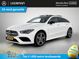 Mercedes-Benz CLA Shooting Brake 250 e Business Solution AMG Limited AMG Line | Night Pakket | Panorama Schuif-Kanteldak | MultiBeam Koplampen | Sfeerverlichtiing. Inclusief 24 maanden Mercedes-Benz Certified garantie voor Europa.