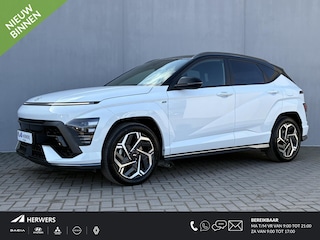 Hyundai Kona 1.6 GDI HEV N Line / Fabrieksgarantie t/m 6-2028 / Adaptieve Cruise Control / Apple Carplay/Android Auto / Navigatie / Achteruitrijcamera / DAB / Climate Control /