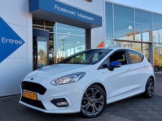Ford Fiesta 1.0 EcoBoost 101pk ST-Line 5-Deurs | Origineel NL | Navi | Apple Carplay+Android Auto | Airco | Elek.Ramen+Spiegels | Stuurbekrachtiging | Mistlampen | 17''lm