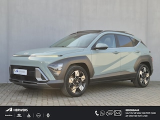 Hyundai Kona 1.6 GDI HEV Premium Sky Automaat / Dealer onderhouden / Fabrieksgarantie tot 11-2028 / Glazen schuif- en kanteldak / Elektrische achterklep / Stuur-, Stoel & Achterbank verwarming / Bose Audio Systeem / Adaptief cruise control /