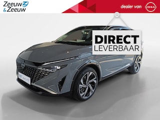 Nissan Qashqai 1.5 e-Power Tekna Plus |360grd Camera|Navigatie|Pro-pilot|Stoelgeheugen|Bose audio|Nappa lederen bekleding|Two-tone kleurstelling|Parkeersensoren voor en achter|Cold Pack| Panoramisch glazendak|