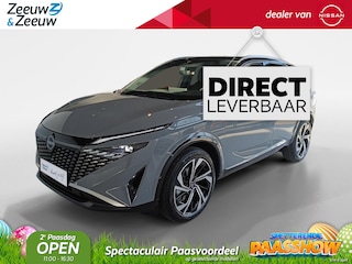 Nissan Qashqai 1.5 e-Power Tekna Plus |360grd Camera|Navigatie|Pro-pilot|Stoelgeheugen|Bose audio|Nappa lederen bekleding|Two-tone kleurstelling|Parkeersensoren voor en achter|Cold Pack| Panoramisch glazendak|