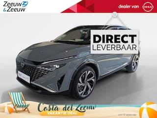 Nissan Qashqai 1.5 e-Power Tekna Plus |360grd Camera|Navigatie|Pro-pilot|Stoelgeheugen|Bose audio|Nappa lederen bekleding|Two-tone kleurstelling|Parkeersensoren voor en achter|Cold Pack| Panoramisch glazendak|