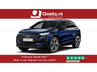 Audi Q4 40 Advanced edition 77 kWh Sportstoelen - Comfortpakket - MMI navigatie pro - Warmtewerend glas - Delen in glasoptiek zwart - Vierspaaks lederen sportstuurwiel - Privacy glas - Optiekpakket zwart -