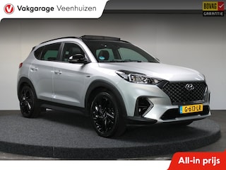Hyundai Tucson 1.6 T-GDI N-Line|Rijklaar prijs|Pano dak|360 camera|Trekhaak|Carplay|Navi|
