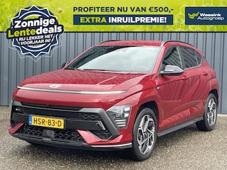 Hyundai Kona New 1.6 GDI HEV 141pk DCT N-Line | WINTERSALE |Stoelverwarming Voor + Achter | Bose | Camera | Stuur Verwarming | Adaptive Cruise |
