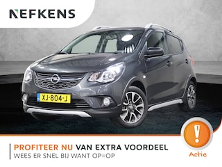 Opel Karl 1.0 Rocks Online Edition | 1ste eigenaar | AppleCarPlay/AndroidAuto | Navigatie | Parkeersensoren | Airco | 15"LMV | Cruise Control | Isofix | Privacy Glass | DAB Radio | Buitenspiegels Elektrisch Verstelbaar | Centrale Deurvergrendeling met Afstandsbediening |