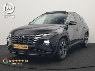 Hyundai Tucson 1.6 T-GDI Premium Sky 4WD Plug In Hybrid 265pk Dealer O.H. PHEV | Panodak | Adaptive Cruise | Camera | Krell Audio | Lederen Sportstoelen Memory & Ventilatie | Stoelen & Stuur Verwarmd | Keyless | Blis | Navigatie | DAB |