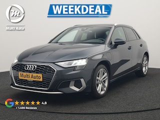Audi A3 Sportback 40 TFSI e Advanced edition Plug In Hybrid 204pk Dealer O.H. PHEV | Camera | Keyless | Sportstoelen Verwarmd | Sfeerverlichting | Apple Carplay | LED Koplampen | Virtual | Navigatie | DAB |