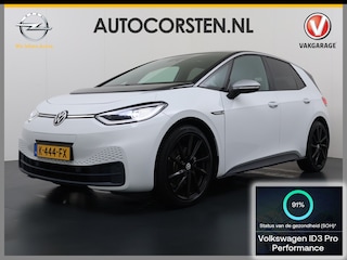 Volkswagen ID.3 First Max 62kWh SOH 91% Ergo Active Elek.Stoelen Panoramadak Adap.Cruise Camera Navi Ecc Keyless Advanced Head-Up Matrix-Led Lmv 20" Stuur+Stoelverwarming Led-a-licht dynamisch Apple Carplay/Android Auto Dodehoek detector Dealeronderhouden 1e Eigenaar Origineel Nederlandse Auto