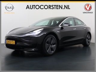 Tesla Model 3 RWD SR plus 325PK Trekhaak Lmv 18" AutoPilot Leder Panoramadak Adaptive-Cruise Camera's Elektr.-Stuur+Stoelen+Spiegels+Geheugen+Easy-Entry+Verwarmde stoelen Park assistent Pdc WIFI Lane-Assist Speed-Assist Navi LED DAB Keyless One-Pedal-Drive SOH 82% 1.000Kg Trekgewicht 1e Eigenaar Origineel Nederlandse Auto Fabrieksgarantie op Accu en Motor tot 10-12-2027/160.000km