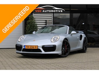Porsche 911 Cabrio 3.8 Turbo Cabrio PDLS | Burmester High End | SportChrono | PDCC | Adaptive Cruise | Navi | Camera | Stoelverwarming | Stuurverwarming | Leder | DAB | Apple Carplay | Dealer Onderhouden