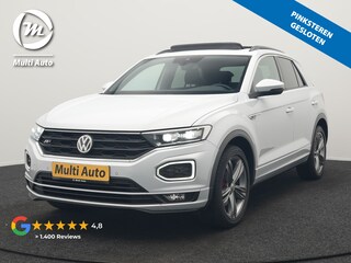 Volkswagen T-Roc 1.5 TSI R-Line 150pk Dealer O.H. | Trekhaak Afn. | Panodak | Adaptive Cruise | Camera | Sportstoelen Verwarmd | Keyless | Apple Carplay | Blis | LED Koplampen | Navigatie | DAB |