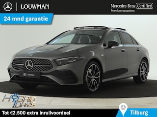 Mercedes-Benz A-klasse 250 e Business Solution AMG | AMG Line Plus pakket | Trekhaak | Nightpakket  | 360°-camera | Dodehoekassistent | Antidiefstalpakket  | Inclusief 24 maanden Mercedes-Benz Certified garantie voor Europa.