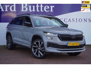 Skoda Kodiaq 1.5 TSI Sportline Business 7PERs+Elek-Klep+Navi+Camera+20"Lmv+stoel-verw+ = NIEUW TYPE !!