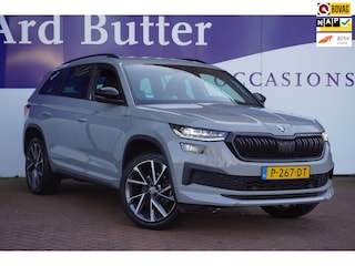 Skoda Kodiaq 1.5 TSI Sportline Business 7PERs+Elek-Klep+Navi+Camera+20"Lmv+stoel-verw+ = NIEUW TYPE !!