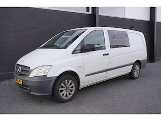 Mercedes-Benz Vito 110 CDI Dubbele Cabine Lang - Airco - Navi - Camera - Trekhaak  - € 8.900,-  Marge