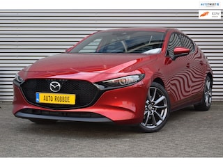 Mazda 3 2.0 e-SkyActiv-G M-Hybrid 150-PK, Airco, Ecc, Cruise, Navi, 360 Camera, Leder.