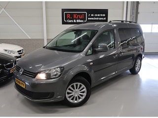 Volkswagen Caddy 1.2 TSI 7 Persoons Trekhaak 2x Schuifdeur Airco-ecc Dakrails Bluetooth Extra getint glas Onderhoud aanwezig Parkeersensoren achter 2 Sleutels