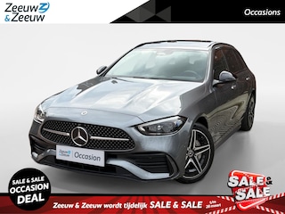 Mercedes-Benz C-klasse Estate 300 e AMG Line | Panoramadak | Burmester Audio | El. Trekhaak | Premium Plus pakket | Head Up Display | 360graden Camera | Laser LED koplampen