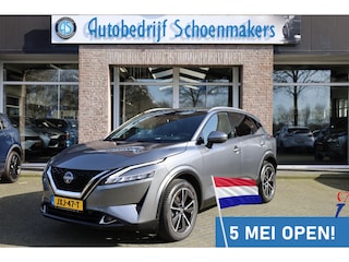 Nissan Qashqai 1.3 MHEV Xtronic Tekna Plus PANO HUD MASSAGE MEMORY CARPLAY 360-CAM LEER STOEL/STUUR/RUITVERW. DAB ACC 2XPDC 19''LMV ENZ.ENZ.