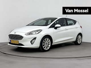 Ford Fiesta 1.0 EcoBoost Titanium 95PK | Navigatie | Stoel,- Stuur en Voorruitverwarming | Climate Control | Lichtmetalen Velgen | Parkeersensoren | Apple CarPlay & Android Auto