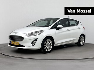 Ford Fiesta 1.0 EcoBoost Titanium 95PK | Navigatie | Stoel,- Stuur en Voorruitverwarming | Climate Control | Lichtmetalen Velgen | Parkeersensoren | Apple CarPlay & Android Auto