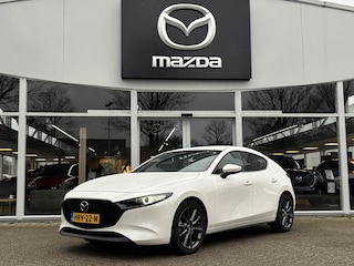 Mazda 3 2.5 e-SkyActiv-G M Hybrid 140 Exclusive-line NL- Auto, Navigatie, Apple Carplay /Android Auto, 360 Camera,  Cruise Controle ad., Stoel verw., Stuur verw., Bose Audio