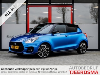 Suzuki Swift 1.4 Sport Smart Hybrid | 140PK | Carbon | Two-Tone Kleur | Navigatie | Camera | Apple Carplay | Android Auto | Climate Control | Adaptieve Cruise Control | 17'' Lichtmetalen Velgen | LED | Metallic Lak | Sportstoelen |
