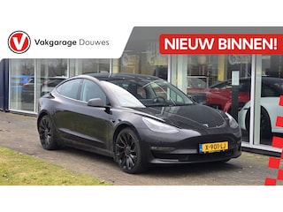 Tesla Model 3 Performance AWD 75 kWh | BTW | Zwart leder