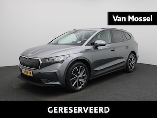 Skoda Enyaq iV 60 | Climate Control / ECC | Licht metalen velgen 20inch | Cruise control Standaard | Connectiviteit af fabriek | Navigatie | Half lederen bekleding | LED koplampen | Park Distance Control voor en achter | Achteruitrijcamera | Dakrailing |