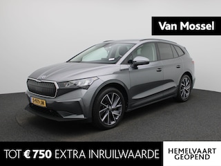 Skoda Enyaq iV 60 | Climate Control / ECC | Licht metalen velgen 20inch | Cruise control Standaard | Connectiviteit af fabriek | Navigatie | Half lederen bekleding | LED koplampen | Park Distance Control voor en achter | Achteruitrijcamera | Dakrailing |