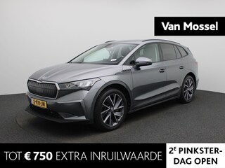Skoda Enyaq iV 60 | Climate Control / ECC | Licht metalen velgen 20inch | Cruise control Standaard | Connectiviteit af fabriek | Navigatie | Half lederen bekleding | LED koplampen | Park Distance Control voor en achter | Achteruitrijcamera | Dakrailing |