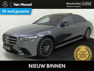 Mercedes-Benz S-klasse 580 e Lang AMG Line /Panoramadak /HUD /Burmester 3D /Rijassistentiepakket /Achterasbesturing /20 Inch