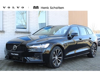 Volvo V60 T6 Plug-in hybrid AWD Plus Dark | Adaptive Cruise Control | 360° Parkeercamera | BLIS | Stoelverwarming | Stuurwielverwarming | Wegklapbare trekhaak | Harman Kardon Premium Audio | Google infotainment | Parkeersensoren voor + achter