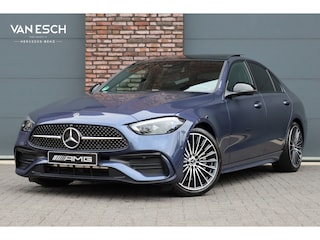 Mercedes-Benz C-klasse 220 d AMG Line | Panoramadak | Surround Camera | Memory | Digital Light | Advanced Sound System | HUD | Keyless Go | Verwarmd Stuurwiel | Augmented Reality |