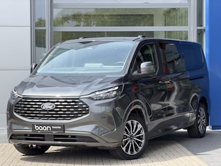 Ford Tourneo Custom 2.5 Plug-IN Hybrid 233 PK L2H1 Titanium X | Ex. BTW & Incl. BPM | 5 Persoons DC | Adaptieve Led Koplampen | Trekhaak Wegklapbaar | Blis | Adaptieve Cruise. | Camera | Uit Voorraad Leverbaar