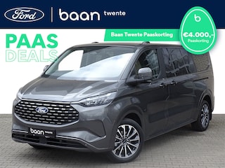 Ford Tourneo Custom 2.5 Plug-IN Hybrid 233 PK L2H1 Titanium X | Ex. BTW & Incl. BPM | 5 Persoons DC | Adaptieve Led Koplampen | Trekhaak Wegklapbaar | Blis | Adaptieve Cruise. | Camera | Uit Voorraad Leverbaar