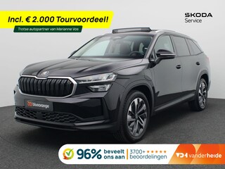Skoda Kodiaq 1.5 TSI PHEV Business Edition Plus 204PK DSG Pano-Schuifdak, Trekhaak, 19` LM Velgen, Stoelverwarming voor + achter, Keyless, Virtual Pedal, Navi, Side Assist, Stuurwielverwarming, Memorystoel
