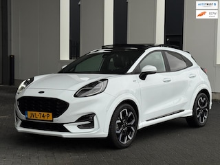 Ford Puma 1.0 EcoBoost Hybrid ST-Line Vignale, VOL OPTIES , panoramadak, stoelverwarming,lederen sportinterieur,achteruitrijcamera