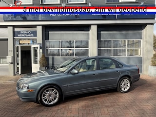 Volvo S80 2.4T Dynamic Bj 2003 Automaat,Leer,Navi,18Inch,Cruise 200PK  youngtimer