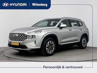 Hyundai Santa Fe 1.6 T-GDI HEV COMFORT | TREKHAAK | CHIQUE BRUIN LEDER | 17'' LM VELGEN | CLIMA | CAMERA | CRUISE | FABRIEKSGARANTIE GELDIG T/M 12-2027! |