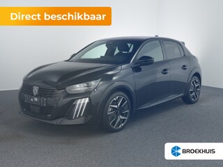 Peugeot 208 GT | Adaptieve cruise control met Stop&Go functie | Armsteunen op de voorportieren bekleed met kunstleder met groen sierstiksel (GT-Line) | Climate Control