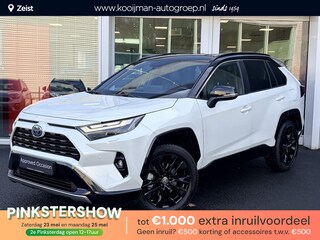 Toyota RAV4 AWD Bi-tone Navigatie, Stuurwiel- & Stoelverwarming, LED, PDC, LMV, Elek. bestuurdersstoel, Leder/stof