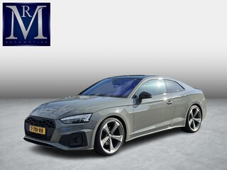 Audi A5 Coupé 40 TFSI S edition S LINE IN- EN EXTERIEUR | TOPSTAAT! | 20 INCH| LEER| CAMERA| STOELVERWARMING| MATRIX LED| QUANTUM GRIJS