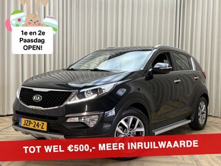 Kia Sportage 1.6 GDI Dealer Onderhouden / Leder / Afn. Trekhaak / Camera / Stoelverwarming / Navigatie / Cruise / ECC Clima / 17'' LMV