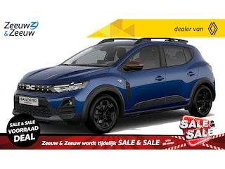 Dacia Sandero Stepway 1.2 Eco-G 120 extreme uit voorraad met € 1.500,- korting en Gratis 7 jaar garantie tot 140.000km | 1,9% Actiefinanciering i.c.m. Dacia 50/50 Deal |Open Dak | Pack Driving | Pack Winter + | Pack Nav+ |
