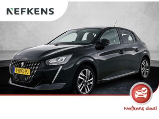 Peugeot 208 Allure Pack 100pk | Navigatie via Apple Carplay / Android Auto | Achteruitrijcamera | 3D Cockpit | Climate Control | Adaptieve Cruise Control | Stoelverwarming | Parkeersensoren | Stof/kunstleder | Keyless | DAB+ radio | Led koplampen | Donker getint glas | 16" lichtmetalen velgen |